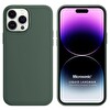 Microsonic Apple Iphone 15 Pro Max Kılıf Liquid Lansman Silikon Yeşil