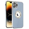 Microsonic Apple Iphone 14 Pro Kılıf Flash Stamp Mavi