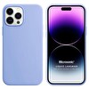 Microsonic Apple Iphone 14 Pro Max Kılıf Liquid Lansman Silikon Mavi