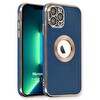 Microsonic Apple Iphone 13 Pro Kılıf Flash Stamp Lacivert