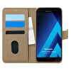 Microsonic Samsung Galaxy A5 2017 Kılıf Fabric Book Wallet Gold