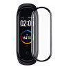 Microsonic Xiaomi Mi Band 5 Tam Kaplayan Temperli Cam Full Ekran Koruyucu Siyah
