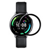 Microsonic Samsung Galaxy Watch Active 2 44mm Tam Kaplayan Temperli Cam Full Ekran Koruyucu Siyah