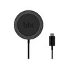 Bix BXMG15 15 W Manyetik Kablosuz Siyah Şarj Cihazı