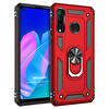 Microsonic Huawei Y7p Kılıf Military Ring Holder Kırmızı
