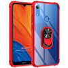 Microsonic Huawei Honor 8a Kılıf Grande Clear Ring Holder Kırmızı