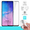 Microsonic Samsung Galaxy S10 Lite Seramik Matte Flexible Ekran Koruyucu Siyah