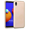 Microsonic Matte Silicone Samsung Galaxy A01 Core Kılıf Gold