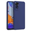 Microsonic Matte Silicone Xiaomi Redmi Note 12 Pro 4g Kılıf Lacivert