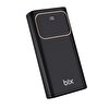 Bix PB303 30000 mAh 60W 2*USB ve Type-C PD Çıkışlı Hızlı Şarj Destekli Led Göstergeli Siyah Powerbank