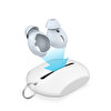 Açık Mavi Airpods-earpods Ile Uyumlu Kulaklık Kılıfı 0.5mm İnce Tasarım 3çift S Boy Sağlam Kavrama