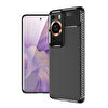 Gpack Huawei P60 Pro Kılıf Negro Karbon Kamera Korumalı Silikon Lüx Siyah