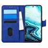 Microsonic General Mobile Gm 21 Plus Kılıf Fabric Book Wallet Lacivert