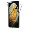 Microsonic Samsung Galaxy S21 Ultra Kılıf 6 Tarafı Tam Full Koruma 360 Clear Soft Şeffaf