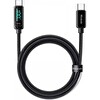 Mcdodo CA-8820 Dijital 100W Type-C to Type-C Data Şarj Kablo 1.2 M Siyah