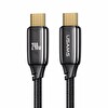 Usams US-SJ581 PD3.1 Type-C To Type-C Çinko Alaşım 240W Hızlı Şarj ve Data Kablosu 2 M