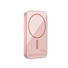 Momax Q.Mag X 5000 mAh Wireless Kablosuz MagSafe Uyumlu IP116 Pembe Powerbank