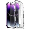 ScHitec Apple iPhone 15 Pro 5D Hayalet Ekran Koruyucu Magic Kolay Uygulama Aparatlı
