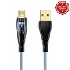 ScHitec 6A 120 W UsbA to Micro 1 Metre Hızlı Data ve Şarj Kablosu Mavi YK232M