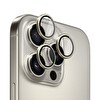 Microsonic Apple iPhone 16 Pro Max Tekli Kamera Lens Koruma Camı Gold