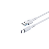 Dvip L14 6A 110W Fast Charging Usb-A to Type-C Data ve Hızlı Şarj Kablosu 1 M Beyaz