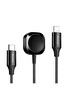 Mcdodo CH-2980 15W 2in1 Apple Watch Şarj Type-C iPhone 1.5mt-Siyah