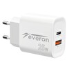Everon 25W PD USB Type-C Girişli Hızlı Şarj Cihazı EVR-023