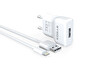 Syrox J17 1.0A USB-A - Lightning Kablolu 1xUSB-A Port Çıkışlı 1 M Şarj Cihazı Beyaz