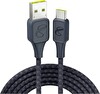 Infinity Lab InstantConnect USB-A USB-C 1.5 Şarj Kablosu Mavi