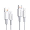NPO UTL12 60W TPE USB to Lightning 1.2 M Hızlı Şarj ve Data Kablosu Beyaz 2 Adet