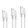 NPO UTL12 60W TPE USB to Lightning 1.2 M Hızlı Şarj ve Data Kablosu Beyaz 3 Adet
