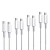 NPO CTC12 60W TPE Type-C to Type-C 1.2 M Hızlı Şarj ve Data Kablosu Beyaz 4 Adet