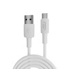 Juo JCBS121-W 12W USB-A to Type-C Silikon Hızlı Şarj ve Data Kablosu Beyaz 1 M