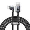 Rocoren USB-A to Type-C 90 Derece 3A Hızlı Şarj ve Data Kablosu 3 M