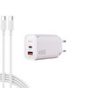 4Berry CC45 Eco Bundle 45W Hızlı Şarj Cihazı Ve Type-C Kablo