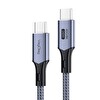 VegGieg USB 4.0 240W PDE-Mark Çipli Thunderbolt 4 Uyumlu Type-C to Type-C Görüntü Hızlı Şarj ve Data Aktarım Kablo