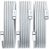 ScHitec 3 Paket 6A 60W Type-C to Type-C Örgülü Hızlı Data ve Şarj Kablosu 1 Metre K291