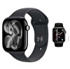 Rova Apple Watch Series 11 46MM 3 Adet Uyumlu Şeffaf Ultra Koruyucu Nano Jelatin
