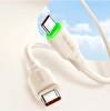 Mcdodo Beyaz CA-4770 65W - Type C Led Işıklı Şarj Kablosu 1.2 M