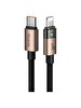 Mcdodo Gold CA-6941 36W USB-C Type C iPhone Uyumlu Işıklı Şarj Kablosu 1.2 M