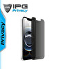IPG Apple iPhone 16e için Privacy Gizlilik (Anti-Spy) Mat Parmak İzi Bırakmaz Yandan Görünmeyi Engeller Ekran Koruyucu