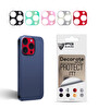 IPG iPhone 16 Pro - Pro Max için Arka Kamera Vinly - 5 Renk Çizilmeye Dayanıklı Kamera Koruyucu ve Dekoratif Sticker