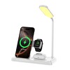 Bix BXMW8 3’ü 1 15W Kablosuz MagSafe Şarj Standı Telefon TWS Kulaklık Akıllı Saat iPhone AirPods Apple Watch Uyumlu LED Lambalı