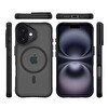 Bix iPhone 16 Uyumlu Carbon Force MagSafe Anti-Şok Teknolojili Kamera Ve Ekran Korumalı Telefon Kılıfı