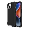 Bix iPhone 14 Plus / 15 Plus Vortex MagSafe Kılıf Stand Özellikli 3X Korumalı Mikro Fiber İç Yüzey Siyah