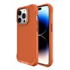 Bix iPhone 14 Pro Vortex MagSafe Kılıf Stand Özellikli 3X Korumalı Mikro Fiber İç Yüzey Turuncu