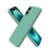 Bix iPhone 16 Uyumlu Silikon Magsafe Güçlü Darbe Emici Telefon Kılıfı - Nane Yeşili