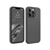 Bix iPhone 16 Pro Max Uyumlu Silikon Magsafe Güçlü Darbe Emici Telefon Kılıfı - Seramik Gri