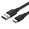 Schitec 70W UsbA to Type-C Data ve Fast Şarj Kablosu 1 M Siyah