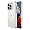Bix iPhone 16 Pro MagSafe Uyumlu Transparan Şeffaf Kılıf Güçlü Manyetik Üstün Darbe Koruması